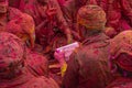 Samaj Prayers at nandgaon temple during Holi Festival,UttarPradesh,India