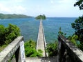 Samana bridge dominican republic Royalty Free Stock Photo