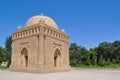 The Samanid mausoleum is located in the historical urban nucleus of the city of Bukhara. Royalty Free Stock Photo