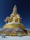 Samantabhadra on the MT.Emei Royalty Free Stock Photo