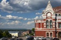 The Samara Academic Drama Theater of M. Gorky at Chapayev Square. The theater was built in 1888. Royalty Free Stock Photo