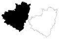 Samara Oblast map vector