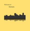 Samara, Russia, city silhouette