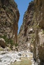 Samaria Gorge Royalty Free Stock Photo