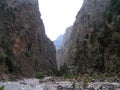 Samaria Gorge Crete Royalty Free Stock Photo