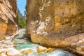 Samaria Gorge. Crete, Greece Royalty Free Stock Photo