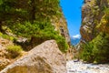 Samaria Gorge. Crete, Greece Royalty Free Stock Photo