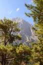 Samaria Gorge national park. Greece, Crete, White Mountains Royalty Free Stock Photo