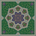 Samarkand Complex Flower Ornament