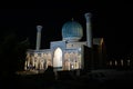 Samarkand landmark. Gur Emir Mausoleum in Samarkand, Uzbekistan tomb of Amir Timur Tamerlan. Mausoleum of Asian Royalty Free Stock Photo