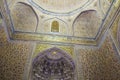 Interior of Gur Emir mausoleum of the Asian conqueror Tamerlane Royalty Free Stock Photo