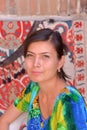 SAMARKAND, UZBEKISTAN - MAY 17, 2011: Portrait of a beautiful Uzbek young woman