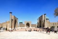 The Registan Square in Samarkand, Uzbekistan.