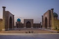 Registan Square at Samarkand, Uzbekistan.