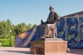 Ulugh Beg Statue at Ulugh Beg Observatory in Samarkand, Uzbekistan.