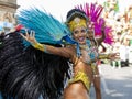 Samba Dancer, Notting Hill Carnival, London Royalty Free Stock Photo