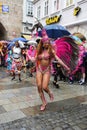 Samba dancers in Coburg Royalty Free Stock Photo