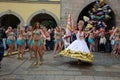 Samba dancers in Coburg Royalty Free Stock Photo