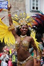 Samba dancers in Coburg Royalty Free Stock Photo