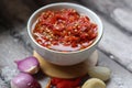 Sambal Bawang Or Spicy Onion Sauce