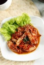 Sambal Cumi Asin or Spicy Salted Squid