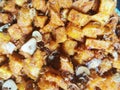 sambal goreng kentang made from fried potatoes with spice Royalty Free Stock Photo