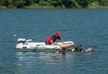 Aquares 2023 - Water rescue exercise by Salvamont teams on Sambotin Lake.