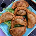 Sambousek Meat Filled Lebanese Savory Pastries