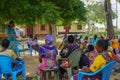 SAMBURU, KENYA - Nov 03, 2020: People attending a meeting