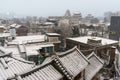 Samcheongdong covered in snow