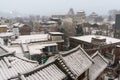 Samcheongdong covered in snow