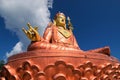 Samdruptse statue , a huge buddhist memorial statue in Sikkim. Royalty Free Stock Photo