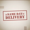Same day delivery Royalty Free Stock Photo