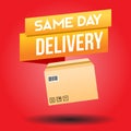 Same day delivery flying box modern active style