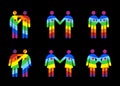 Same Sex Couples Pictograms