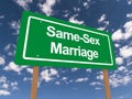 Same sex marriage sign