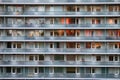 sameness, similarity of modern residential high-rise buildings