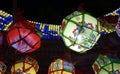 Busan, Korea-May 4, 2017: Samgwangsa temple decorated with lanterns