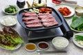 Samgyeopsal, korean grilled pork belly BBQ