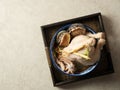 samgyetang,Ginseng Chicken Soup with Abalones Royalty Free Stock Photo