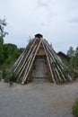 A Sami camp house Royalty Free Stock Photo