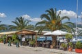 SAMI, KEFALONIA, GREECE - MAY 26 2015: Panorama of Port of town of Sami, Kefalonia, Greece