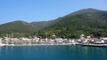 SAMI, KEFALONIA, GREECE - SEPTEMBER 8, 2012: Amazing view of town of Sami, Kefalonia, Greece Royalty Free Stock Photo