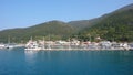 SAMI, KEFALONIA, GREECE - SEPTEMBER 8, 2012: Amazing view of town of Sami, Kefalonia, Greece Royalty Free Stock Photo