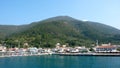 SAMI, KEFALONIA, GREECE - SEPTEMBER 8, 2012: Amazing view of town of Sami, Kefalonia, Greece Royalty Free Stock Photo
