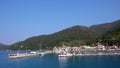 SAMI, KEFALONIA, GREECE - SEPTEMBER 8, 2012: Amazing view of town of Sami, Kefalonia, Greece Royalty Free Stock Photo