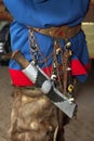 Sami Knife - part of the national costume of the Sami costume Royalty Free Stock Photo