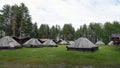 Sami village Lappstaden in Arvidsjaur, Sweden