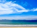 Samil beach panorama in Vigo, Spain.