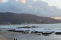 Samil beach, Vigo Spain. Rock.